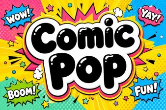 Spark Your Design with Comic Pop Fonts