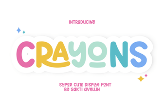 Free Crayon Fonts for Design Projects