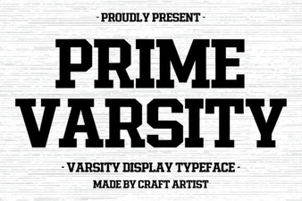Prime Varsity Font for High-Performance Designs