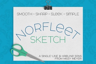 Single Line Font for Modern Design Projects