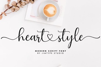 Heart-Style Fonts for Your Creative Design Projects