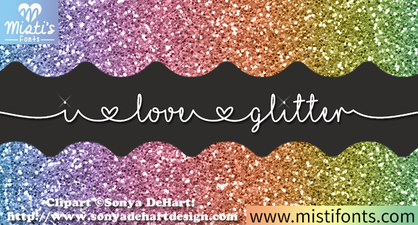 Spark Your Designs with Glitter Font Creativity